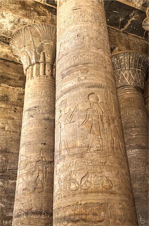 simsearch:841-06342688,k - Columns in the Hypostyle Hall, Temple of Horus, Edfu, Egypt, North Africa, Africa Stock Photo - Rights-Managed, Code: 841-08220969
