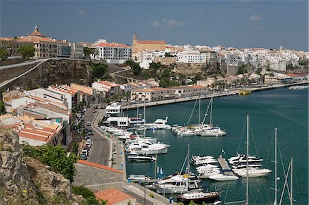 simsearch:841-07457834,k - View over port and old town, Mahon, Menorca, Balearic Islands, Spain, Mediterranean, Europe Photographie de stock - Rights-Managed, Code: 841-08221039