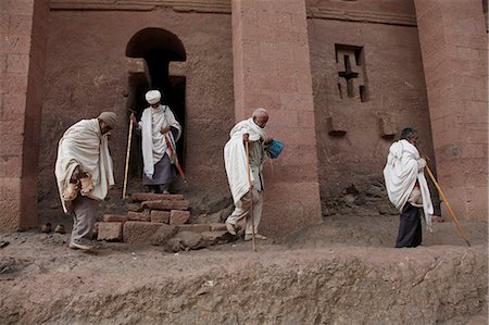 simsearch:841-06032357,k - Pilgrims during the Easter Orthodox Christian religious celebrations in the ancient rock-hewn churches of Lalibela, Ethiopia, Africa Stock Photo - Rights-Managed, Code: 841-08239999