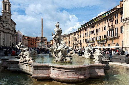 place navona italy - Fontana del Moro, by Bernini, Piazza Navona, Rome, Lazio, Italy, Europe Stock Photo - Rights-Managed, Code: 841-08244176