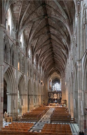 simsearch:841-03031656,k - Interior looking East, Worcester Cathedral, Worcester, England, United Kingdom, Europe Stock Photo - Rights-Managed, Code: 841-08240037