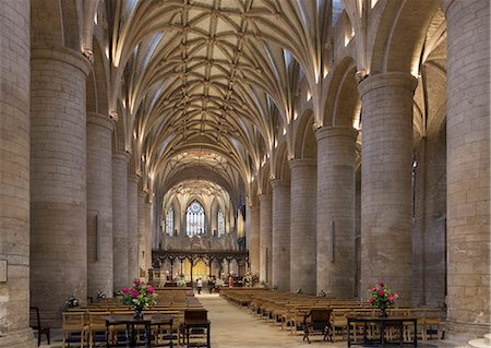 simsearch:841-08240211,k - Interior looking East, Tewkesbury Abbey, Gloucestershire, England, United Kingdom, Europe Photographie de stock - Rights-Managed, Code: 841-08240041