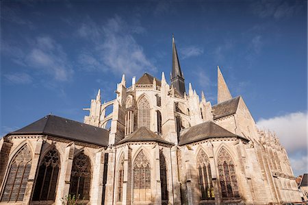 simsearch:841-07084298,k - The beautiful Abbaye de la Trinite (Abbey of the Holy Trinity) in Vendome, Loir-et-Cher, Centre, France, Europe Stock Photo - Rights-Managed, Code: 841-08240195