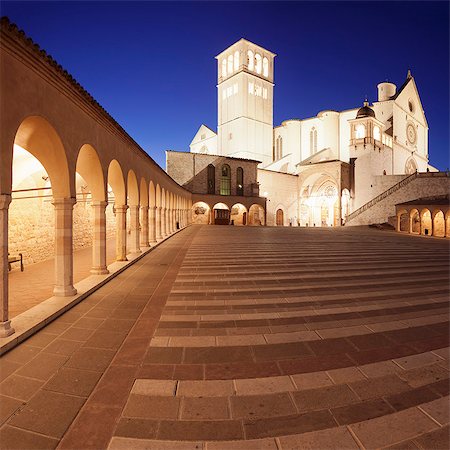 simsearch:841-06342927,k - Basilica of San Francesco, UNESCO World Heritage Site, Assisi, Perugia District, Umbria, Italy, Europe Stock Photo - Rights-Managed, Code: 841-08279044