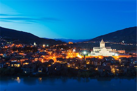 place of worship - Svetitskhoveli Cathedral, 11th century, by Patriach Melkisedek, Mtskheta, historical capital, Georgia, Caucasus, Central Asia, Asia Stock Photo - Rights-Managed, Code: 841-08279346