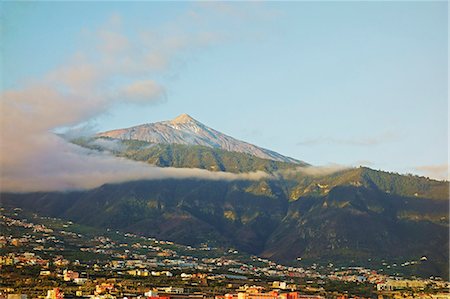 Pico del Teide and Orotava Valley, Tenerife, Canary Islands, Spain, Atlantic, Europe Stock Photo - Rights-Managed, Code: 841-08279372