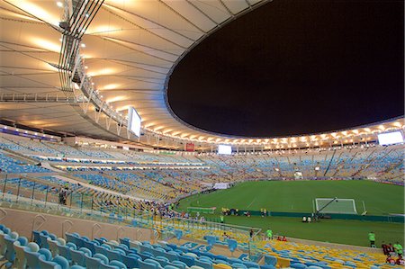 football stadium not soccer - The Maracana Stadium, Rio de Janeiro, Brazil, South America Stock Photo - Rights-Managed, Code: 841-08357716