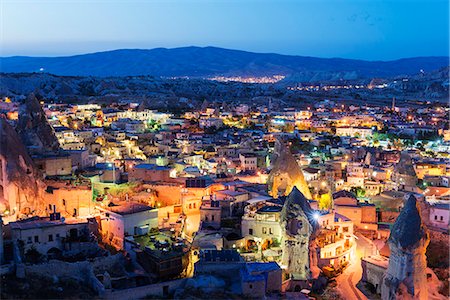 Landscape at Goreme, UNESCO World Heritage Site, Goreme, Cappadocia, Anatolia, Turkey, Asia Minor, Eurasia Stock Photo - Rights-Managed, Code: 841-08421362