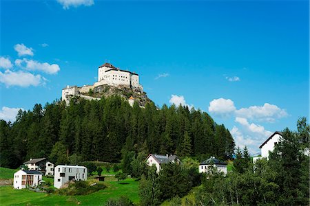 simsearch:841-06342927,k - Scuol Tarasp (Tarasp Castle) (Schloss Tarasp), Engadine, Graubunden, Switzerland, Europe Stock Photo - Rights-Managed, Code: 841-08421379
