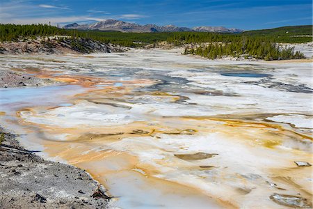 simsearch:841-07913862,k - Porcelain Springs, Norris Geyser Basin, Yellowstone National Park, UNESCO World Heritage Site, Wyoming, United States of America, North America Stock Photo - Rights-Managed, Code: 841-08421440