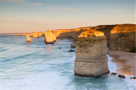 Twelve Apostles at dawn, Port Campbell National Park, Great Ocean Road, Victoria, Australia, Pacific Stock Photo - Rights-Managed, Code: 841-08542737