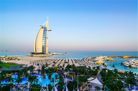 Burj Al Arab, Jumeirah Beach, Dubai, United Arab Emirates, Middle East Stock Photo - Rights-Managed, Code: 841-08781779