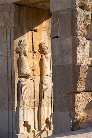 simsearch:841-02831081,k - Carved relief of Royal Persian Guards, Persepolis, UNESCO World Heritage Site, Iran, Middle East Stock Photo - Rights-Managed, Code: 841-08821680