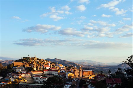 Fianarantsoa Haute Ville in the afternoon, central area, Madagascar, Africa Stock Photo - Rights-Managed, Code: 841-08821706