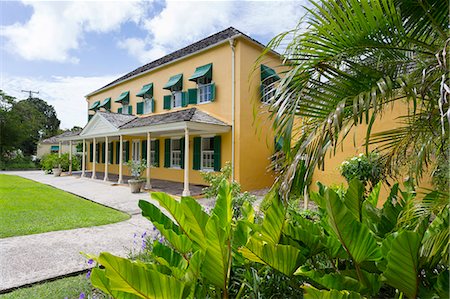 past - George Washington House, Bridgetown, Christ Church, Barbados, West Indies, Caribbean, Central America Photographie de stock - Rights-Managed, Code: 841-08861046