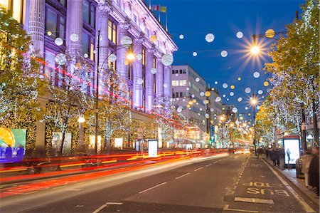 Selfridges on Oxford Street at Christmas, London, England, United Kingdom, Europe Stock Photo - Rights-Managed, Code: 841-08861075