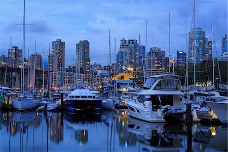 Marina, Granville Island, Vancouver, British Columbia, Canada, North America Stock Photo - Rights-Managed, Code: 841-08887461