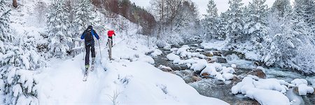 ski touring - Skiing at CairnGorm Mountain, Glenmore, Cairngorms National Park, Scotland, United Kingdom, Europe Stock Photo - Rights-Managed, Code: 841-09055185