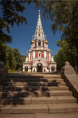 simsearch:841-07673469,k - Monastery Birth of Christ (Memorial Temple of the Birth of Christ), Bulgarian Orthodox, Shipka, Bulgaria, Europe Stock Photo - Rights-Managed, Code: 841-09055417