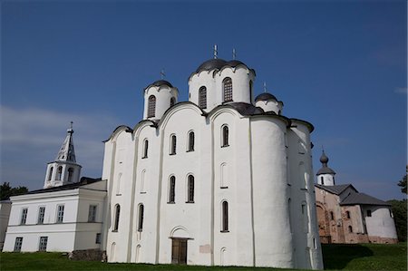 simsearch:841-07084298,k - St. Nicholas Cathedral, built between 1113 and 1136, UNESCO World Heritage Site, Veliky Novgorod, Novgorod Oblast, Russia, Europe Stock Photo - Rights-Managed, Code: 841-09055569
