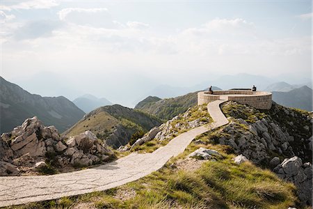 View from Njegos Mausoleum, Lovcen National Park, Montenegro, Europe Stock Photo - Rights-Managed, Code: 841-09055689