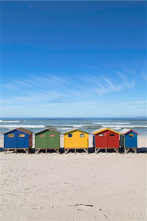 simsearch:841-02707258,k - Beach huts on Muizenburg Beach, Cape Town, Western Cape, South Africa, Africa Foto de stock - Con derechos protegidos, Código: 841-09086533