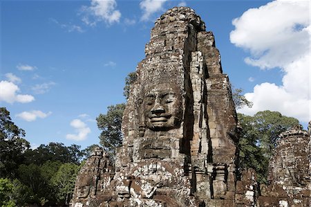 simsearch:841-02990475,k - Bayon, Angkor Temple complex, UNESCO World Heritage Site, Siem Reap, Cambodia, Indochina, Southeast Asia, Asia Photographie de stock - Rights-Managed, Code: 841-09108192