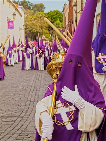 simsearch:841-06807735,k - Traditional Easter Holy Week Procession in San Cristobal de la Laguna, Tenerife Island, Canary Islands, Spain, Europe Stock Photo - Rights-Managed, Code: 841-09135265