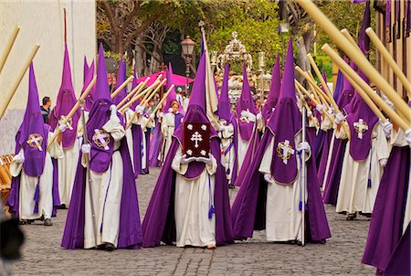 simsearch:841-06807735,k - Traditional Easter Holy Week Procession in San Cristobal de la Laguna, Tenerife Island, Canary Islands, Spain, Europe Stock Photo - Rights-Managed, Code: 841-09135266