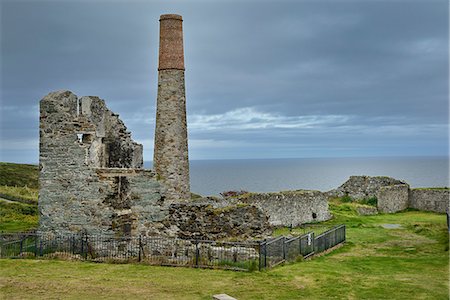 Abandoned Copper mine, Tankardstown, Copper Coast Drive, County Waterford, Munster, Republic of Ireland, Europe Stock Photo - Rights-Managed, Code: 841-09135409