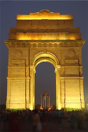 simsearch:841-08797696,k - India Gate at night, New Delhi, India, Asia Stock Photo - Rights-Managed, Code: 841-09147494