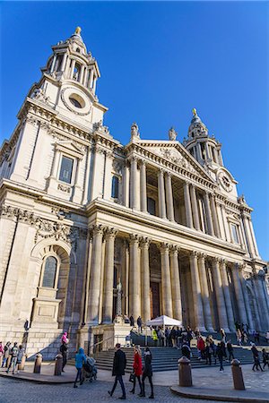 simsearch:841-08240211,k - St. Paul's Cathedral, West Portico, London, England, United Kingdom, Europe Stock Photo - Rights-Managed, Code: 841-09163085