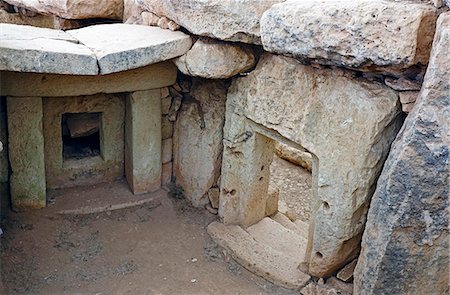 simsearch:841-06502522,k - Inside the Megalithic temples of Hagar Qim, UNESCO World Heritage Site, Malta, Europe Stock Photo - Rights-Managed, Code: 841-09163290