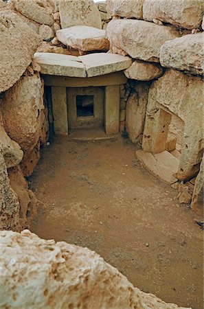 simsearch:841-06502522,k - Inside the Megalithic temples of Hagar Qim, UNESCO World Heritage Site, Malta, Europe Stock Photo - Rights-Managed, Code: 841-09163291