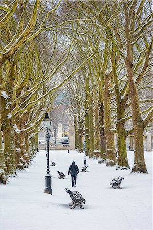 Green Park in the snow, London, England, United Kingdom, Europe Stock Photo - Rights-Managed, Code: 841-09163488