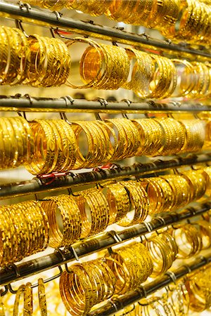 The Gold Souk, Al Ras, Deira, Dubai, United Arab Emirates, Middle East Photographie de stock - Rights-Managed, Code: 841-09174594