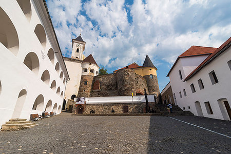 simsearch:841-06342927,k - Interior courtyard, Palanok Castle, Mukachevo, Transcarpathia, Ukraine, Europe Stock Photo - Rights-Managed, Code: 841-09183505