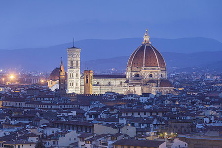The Duomo (Santa Maria del Fiore), UNESCO World Heritage Site, Florence, Italy, Europe Stock Photo - Rights-Managed, Code: 841-09194812