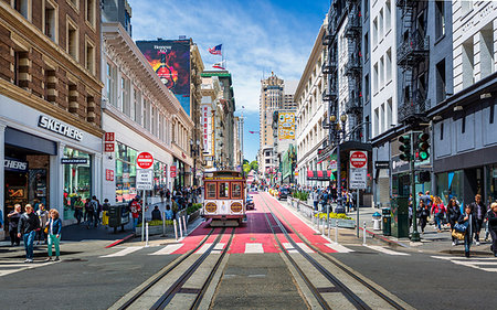 simsearch:862-06541761,k - Cable car, San Francisco, California, United States of America, North America Stock Photo - Rights-Managed, Code: 841-09204977
