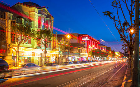 simsearch:841-07653114,k - Jefferson Steet at night, Fishermans Wharf, San Francisco, California, United States of America, North America Stock Photo - Rights-Managed, Code: 841-09204986