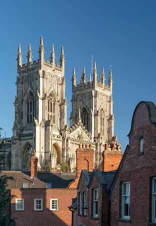 simsearch:841-03031656,k - York Minster west bell towers, York, North Yorkshire, England, United Kingdom, Europe Stock Photo - Rights-Managed, Code: 841-09229648