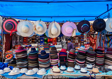 ecuador otavalo market - Saturday Handicraft Market, Plaza de los Ponchos, Otavalo, Imbabura Province, Ecuador, South America Stock Photo - Rights-Managed, Code: 841-09229665