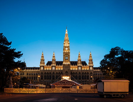 Rathaus Town Hall, Vienna, Austria, Europe Stock Photo - Rights-Managed, Code: 841-09230071