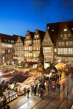 simsearch:841-06807677,k - Market Square, Christmas markets, Bremen, Germany, Europe Photographie de stock - Rights-Managed, Code: 841-09242109