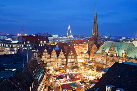 simsearch:841-06807677,k - Market Square, Christmas markets, Bremen, Germany, Europe Photographie de stock - Rights-Managed, Code: 841-09242110