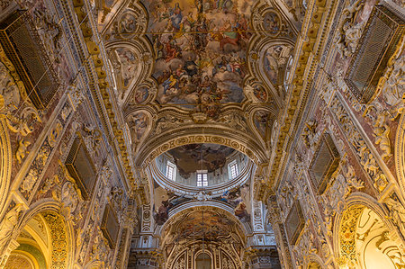 simsearch:841-08240211,k - Interior of the Santa Caterina d'Alessandria Church, Palermo, Sicily, Italy, Europe Photographie de stock - Rights-Managed, Code: 841-09255933