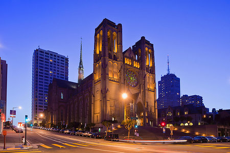 simsearch:841-07653114,k - Grace Cathedral, San Francisco, California, United States of America, North America Stock Photo - Rights-Managed, Code: 841-09256122