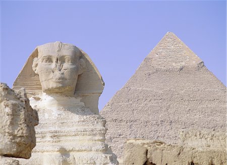 simsearch:400-04201054,k - Sphinx and Chephren pyramid, Giza, UNESCO World Heritage Site, near Cairo, Egypt, North Africa, Africa Stock Photo - Rights-Managed, Code: 841-02704130