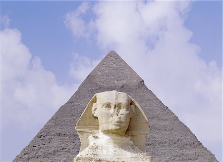 simsearch:841-02944527,k - Sphinx and Chephren pyramid, Giza, UNESCO World Heritage Site, near Cairo, Egypt, North Africa, Africa Stock Photo - Rights-Managed, Code: 841-02704131