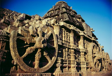 simsearch:841-02718675,k - Sun Temple dédié au dieu-soleil Surya, datant du XIIIe siècle, à Konarak, Orissa, Inde Photographie de stock - Rights-Managed, Code: 841-02704637